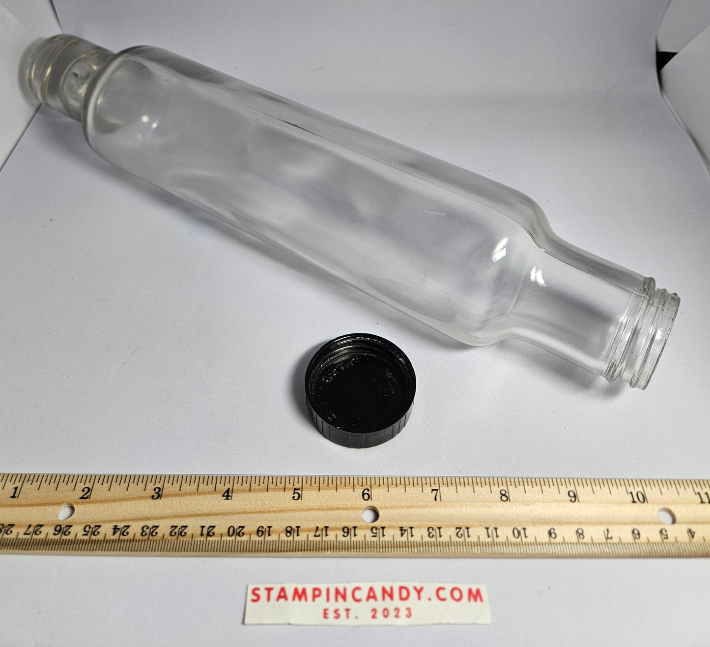 Vintage Glass Fillable Rolling Pin