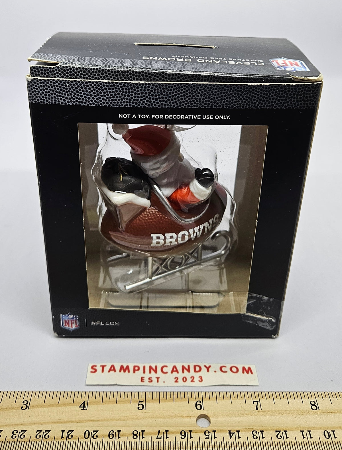 Hallmark Cleveland Browns Santa Claus Ornament NFL