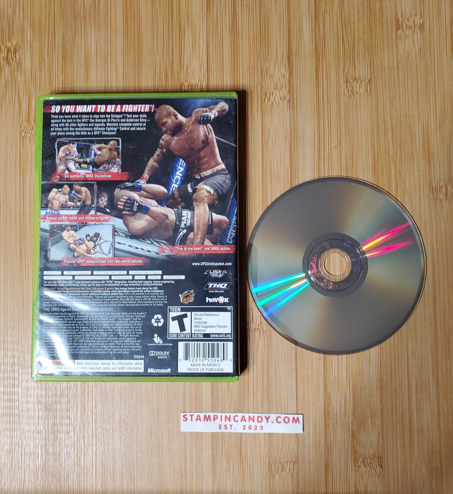 XBox 360 - UFC 2009 Undisputed