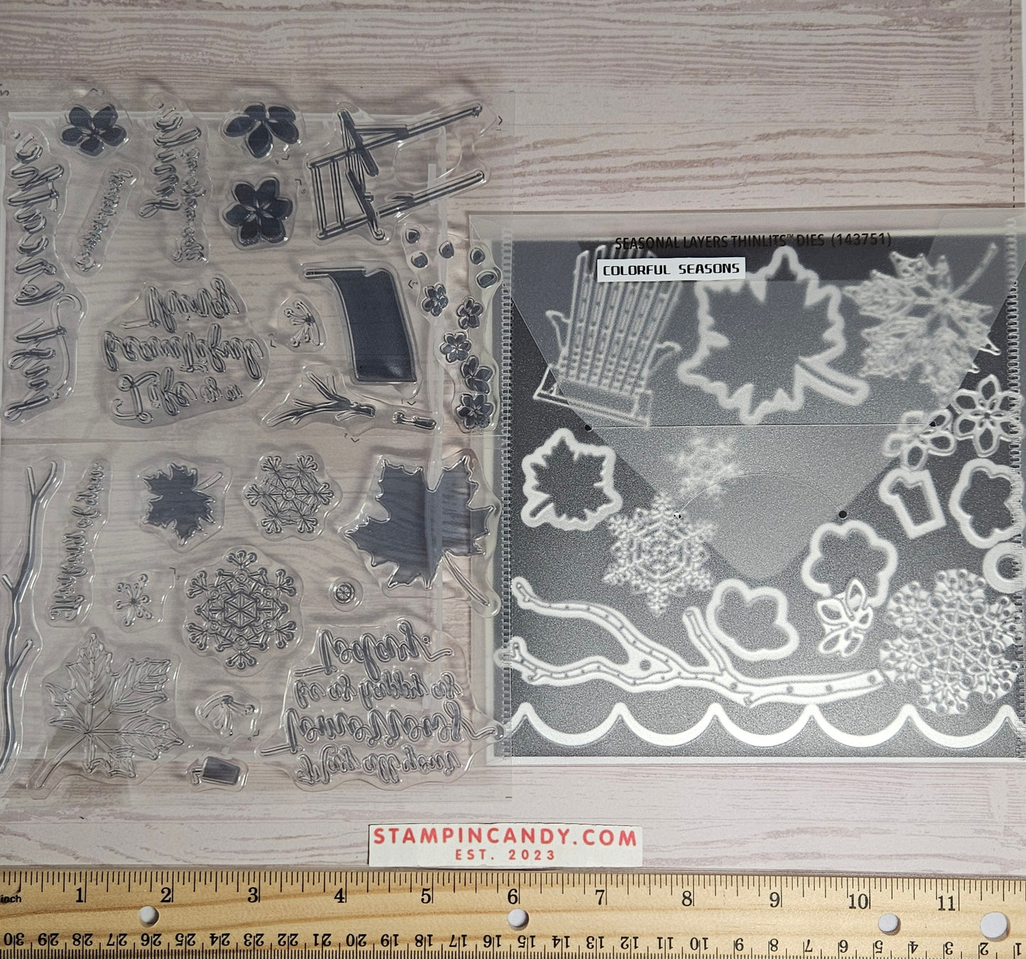 Stampin Up - Colorful Seasons w/ Seasonal Layers Dies