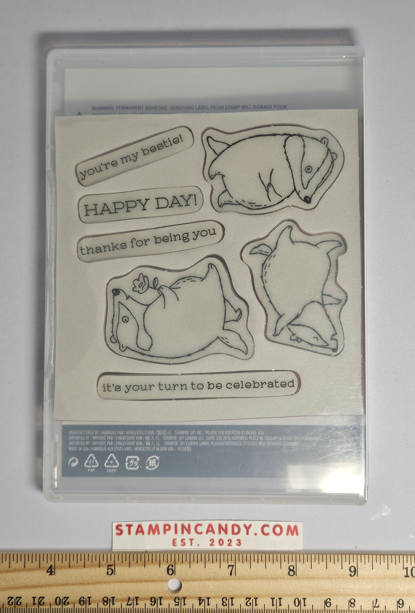 Stampin Up - Badger Besties