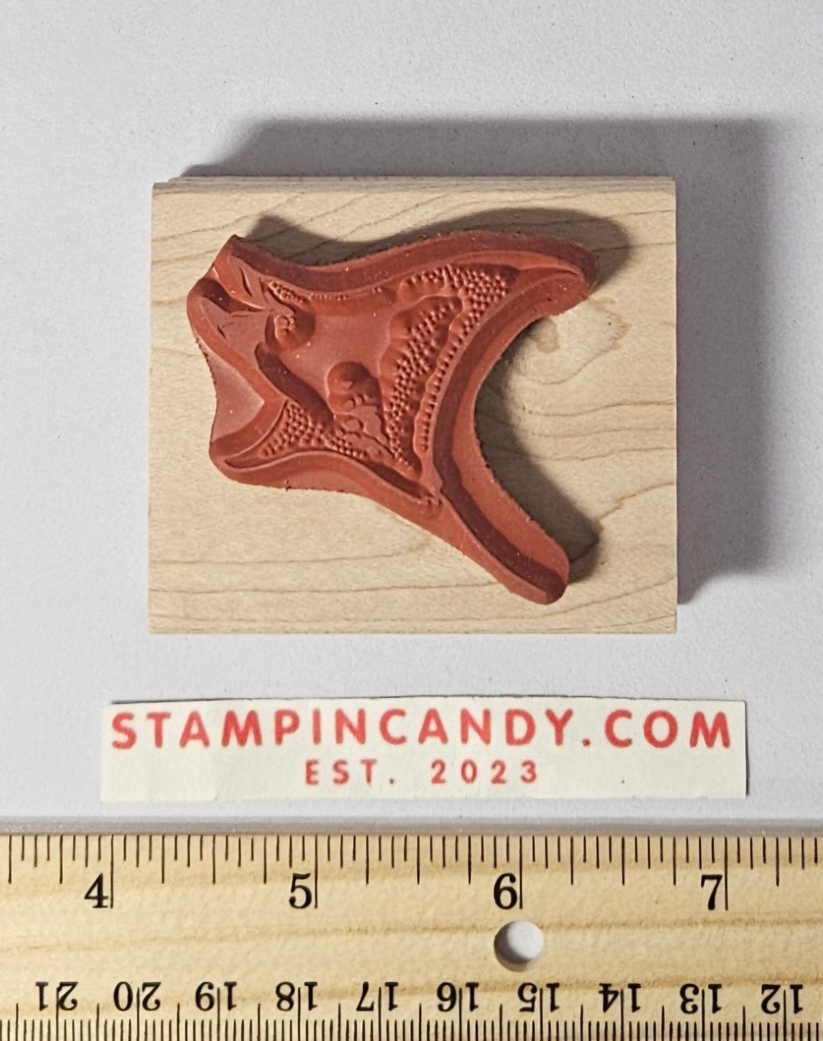 Stingray Stamp - Rubber Hedgehog 2016