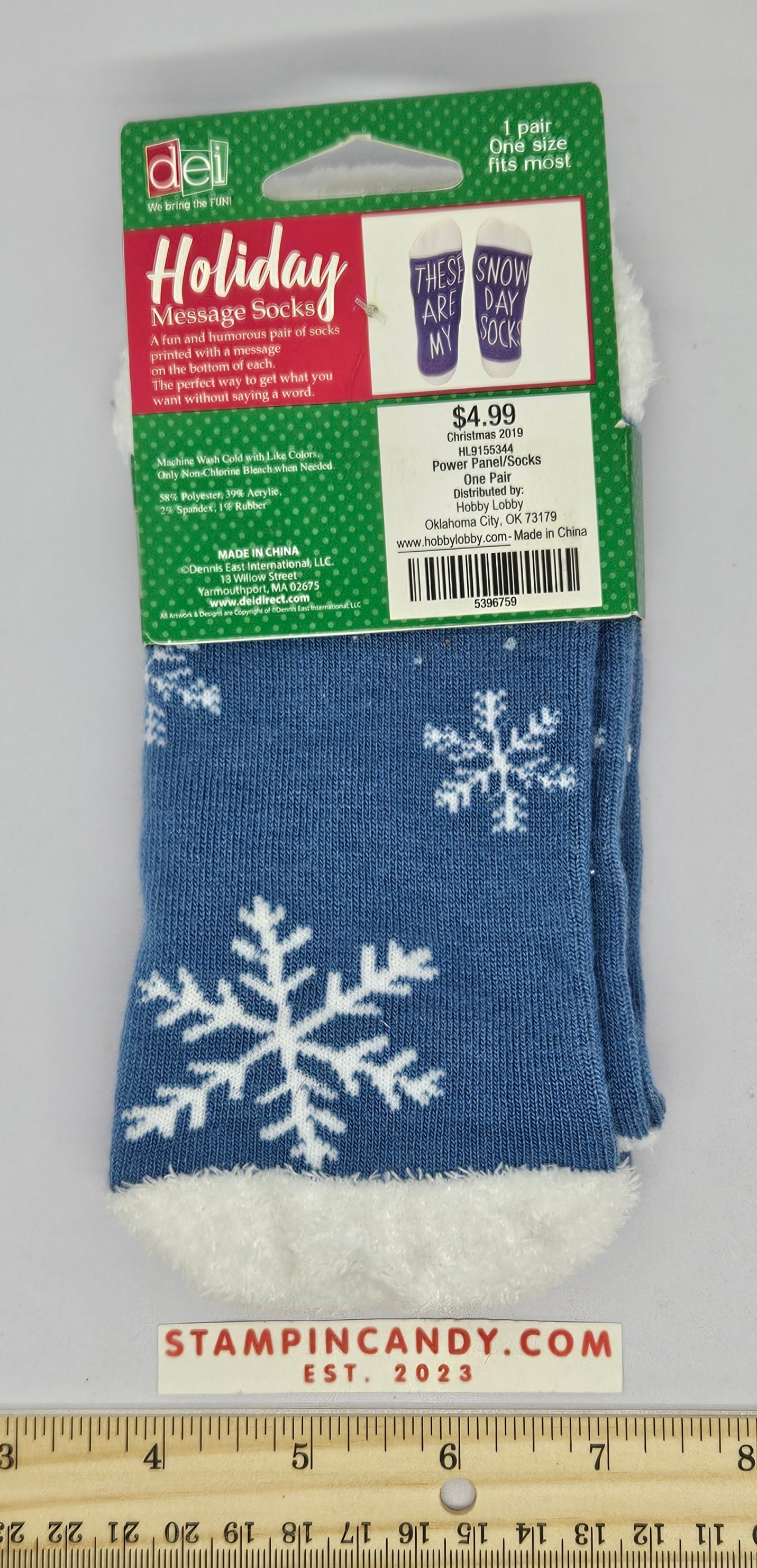 "These Are My Snow Day Socks"