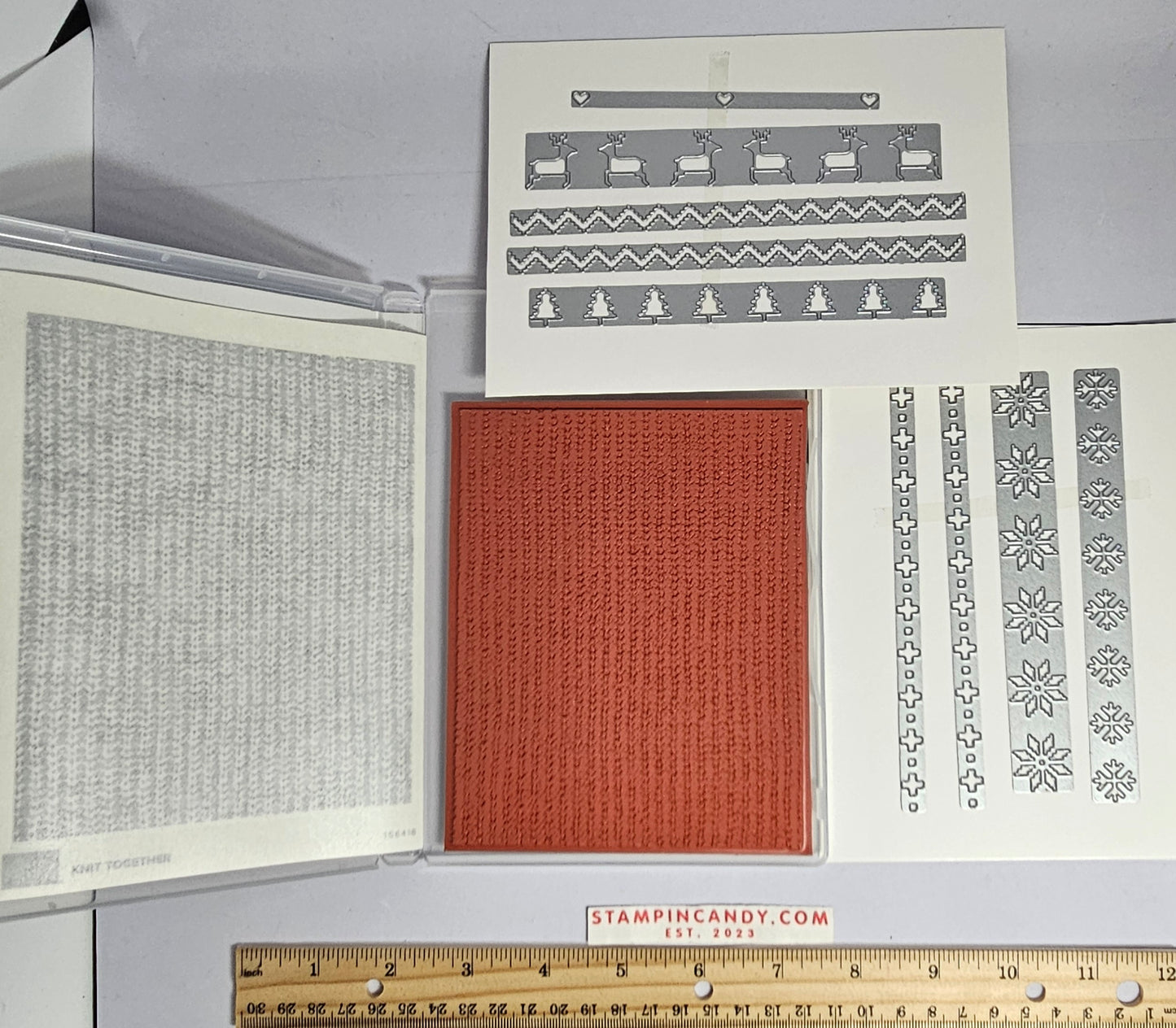 Stampin Up - Knit Together w/ Knit Sweater Dies