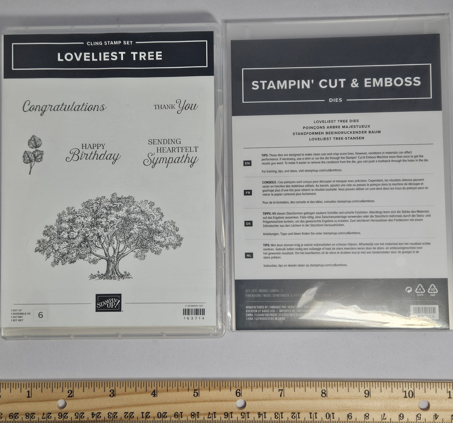 Stampin Up - Lovliest Tree with Lovliest Tree Dies