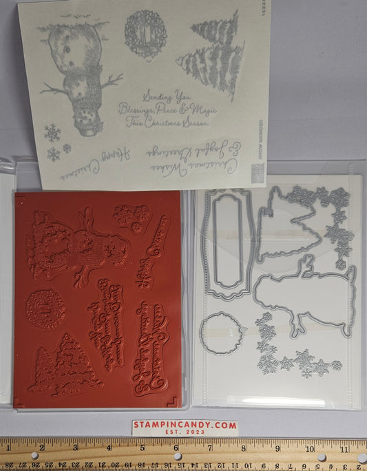 Stampin Up - Snow Wonder w/ Snow Time Dies