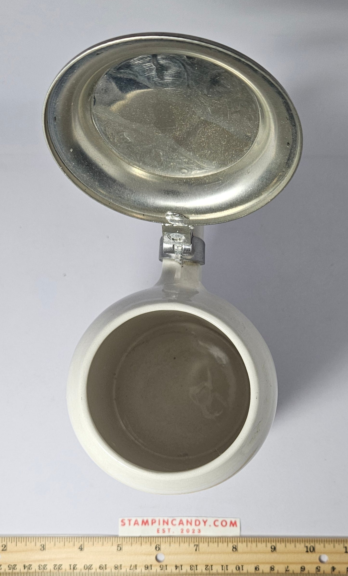 "The Munich Man in Heaven" Lidded Beer Stein 0.5L