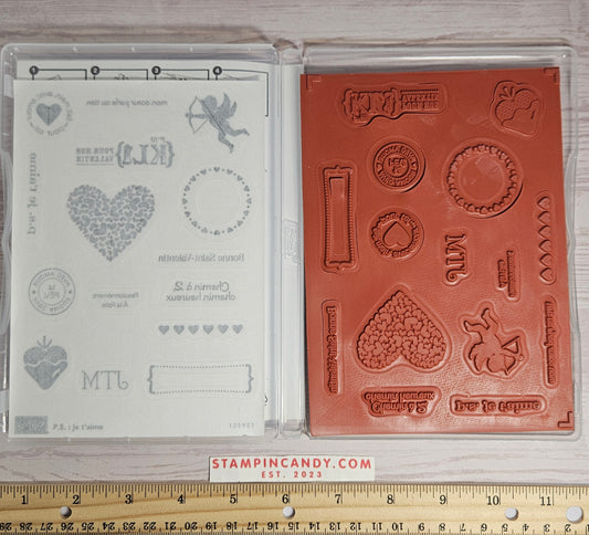 Stampin Up - P.S. je t'aime (I Love You)