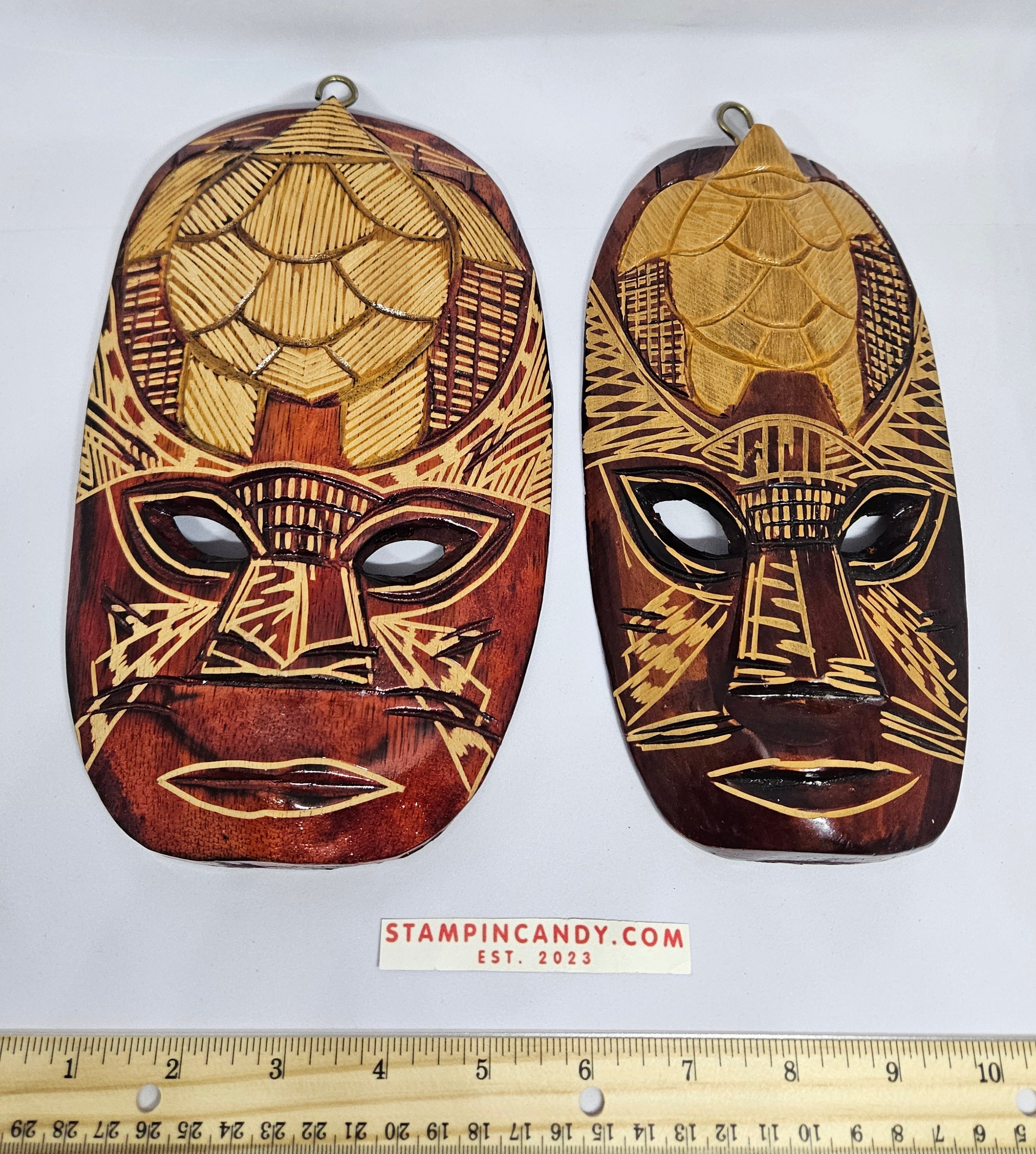 Tribal Masks Made in Fiji