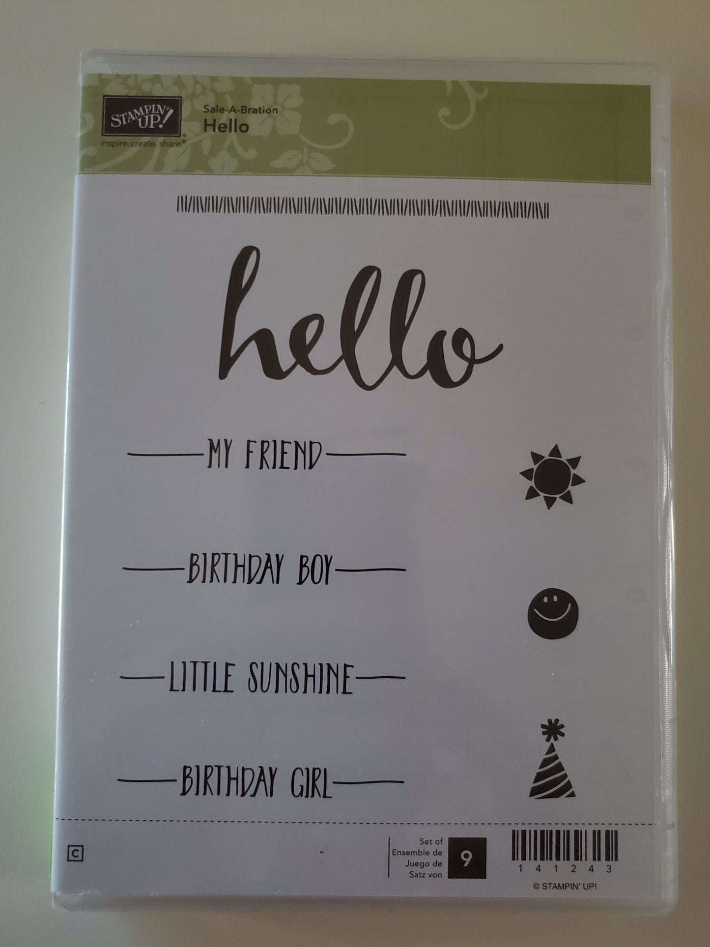 Stampin' UP! "Hello" Stamp Set