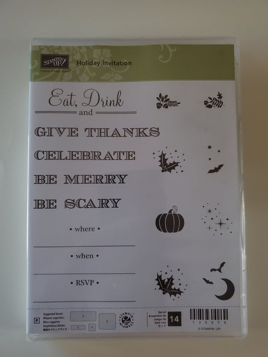 Stampin' UP! "Holiday Invitation" Stamp Set