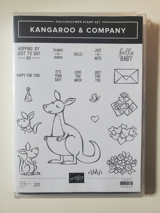 Stampin' UP! "Kangaroo & Company" Stamp Set with "Kangaroo" Dies