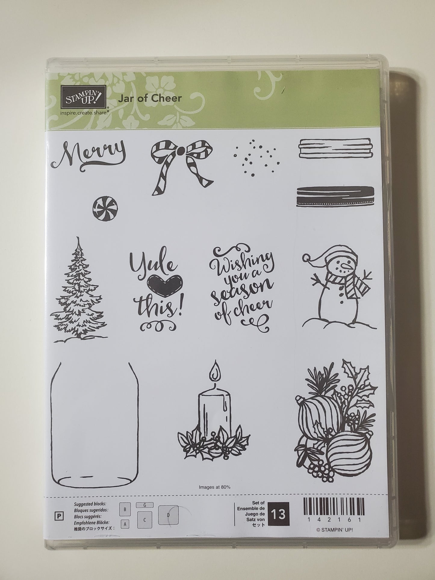 Stampin' UP! "Jar of Cheer" Stamp Set