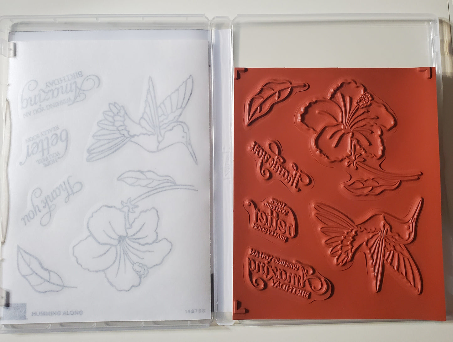 Stampin' UP! "Humming Along" Stamp Set With "Hummingbird" Dies