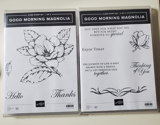 Stampin' UP! "Good Morning Magnolia" Stamp Set with "Magnolia Memories" Dies