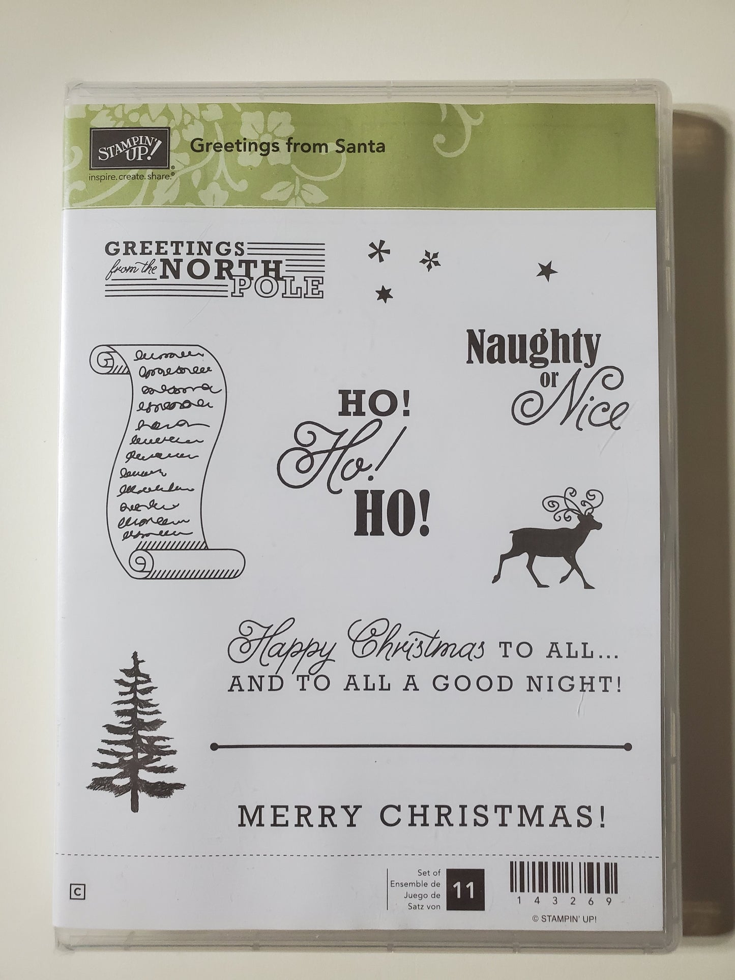 Stampin' UP! "Greetings from Santa" Stamp Set