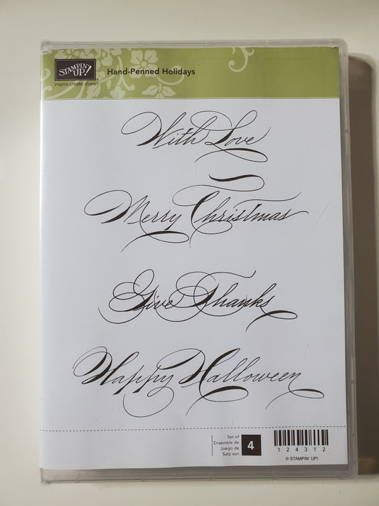 Stampin' UP! "Hand-Penned Holidays" Stamp Set