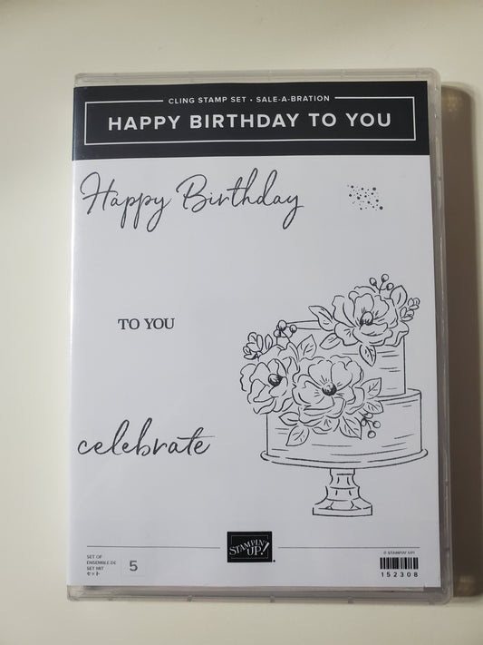 Stampin' UP! "Happy Birthday to You" Stamp Set