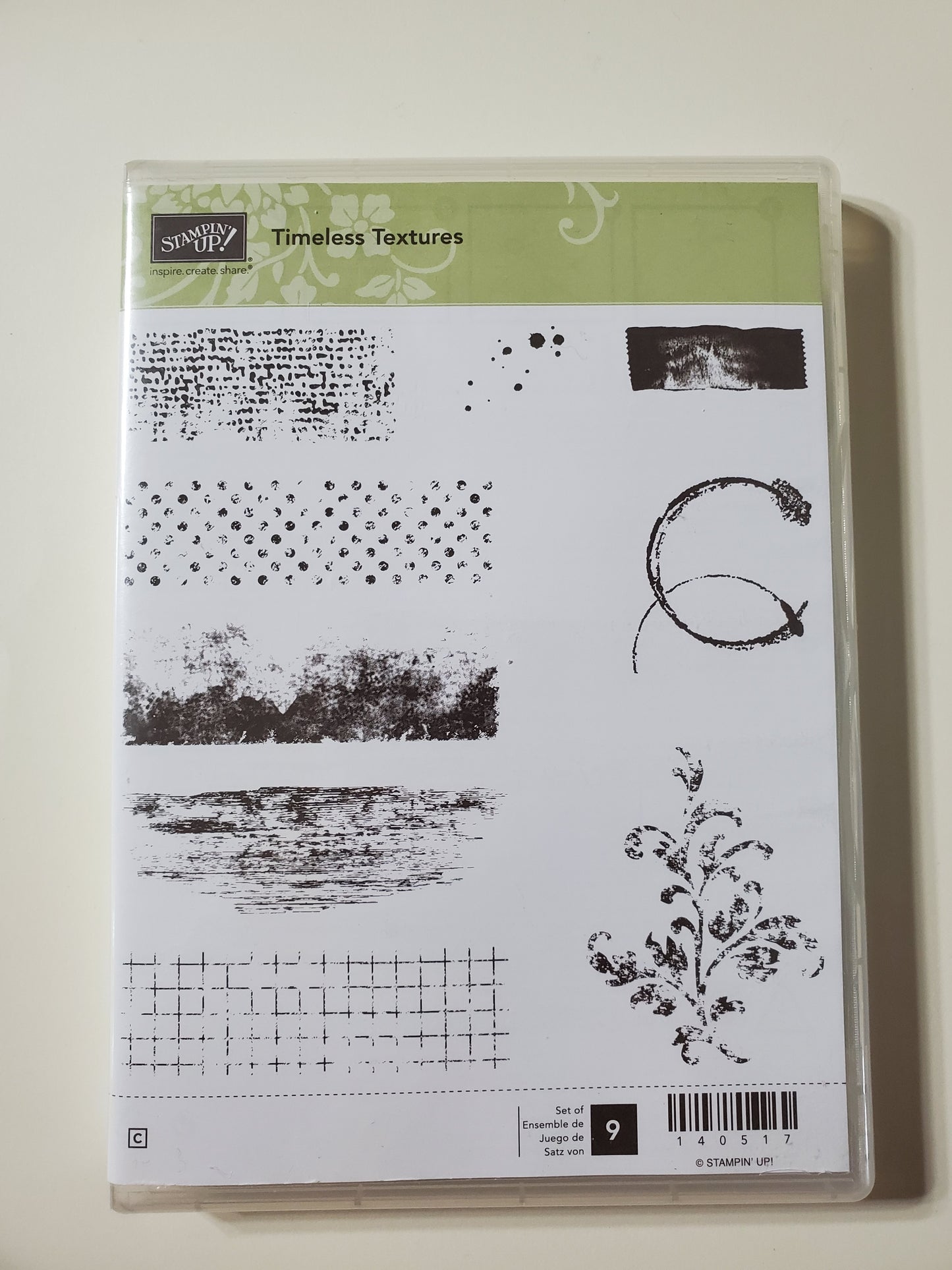 Stampin' UP! "Timeless Textures" Stamp Set