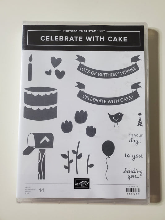 Stampin' UP! "Celebrate With Cake" Stamp Set