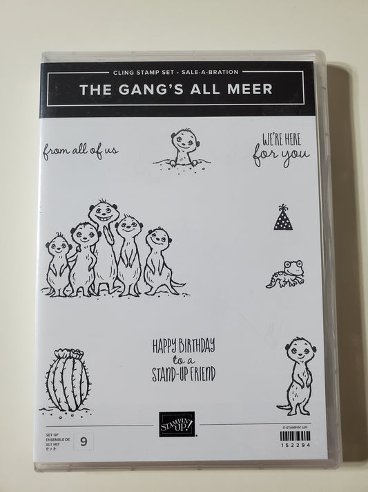 Stampin' UP! "The Gang's All Meer" Stamp Set