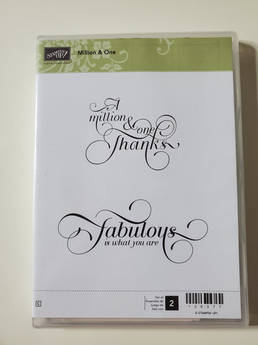 Stampin' UP! "Million & One" Stamp Set