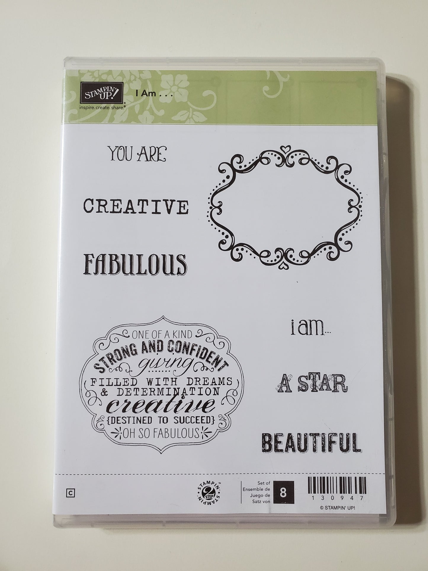 Stampin' UP! "I Am..." Stamp Set