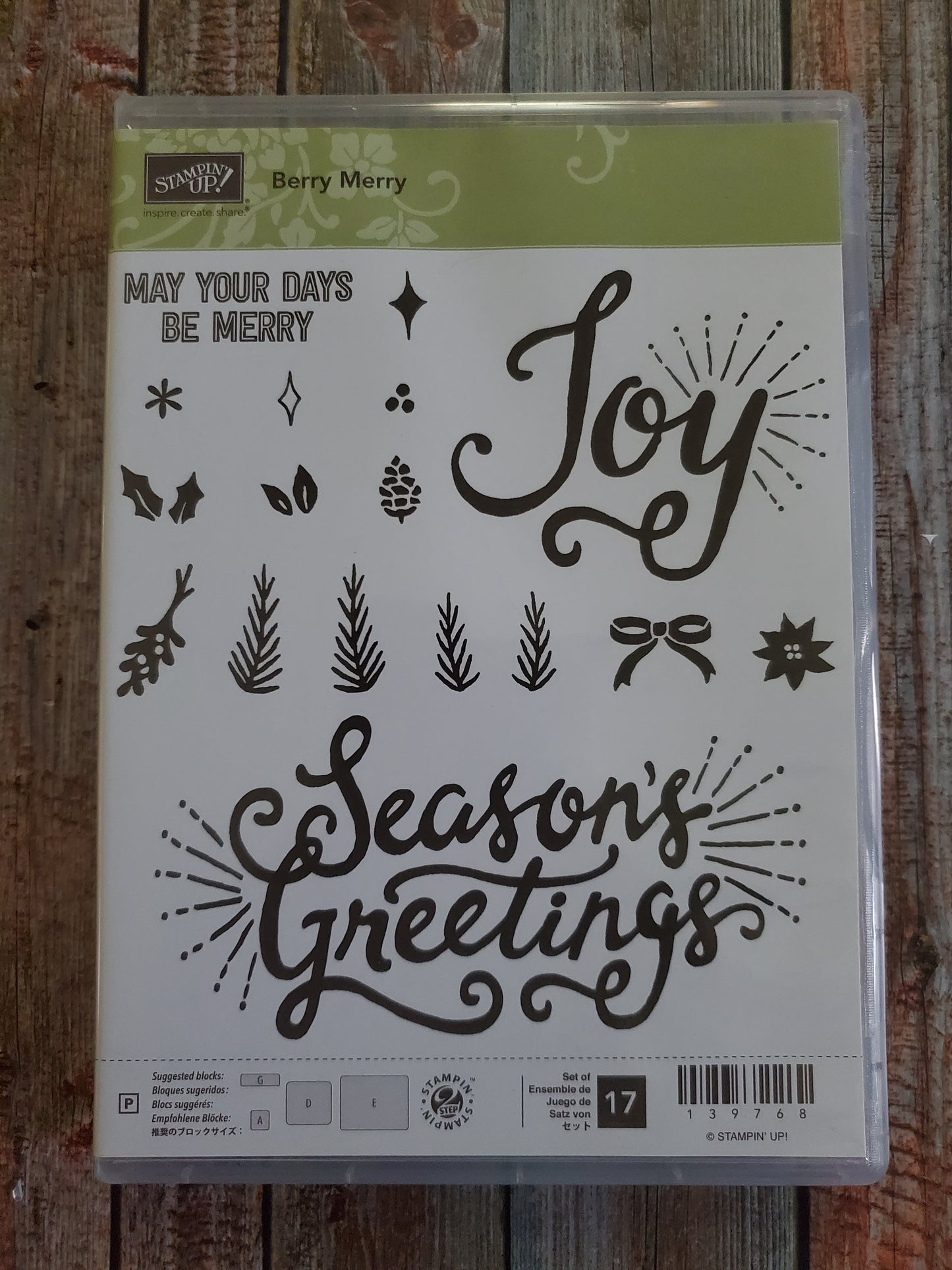 Stampin' UP! "Berry Merry" Stamp Set