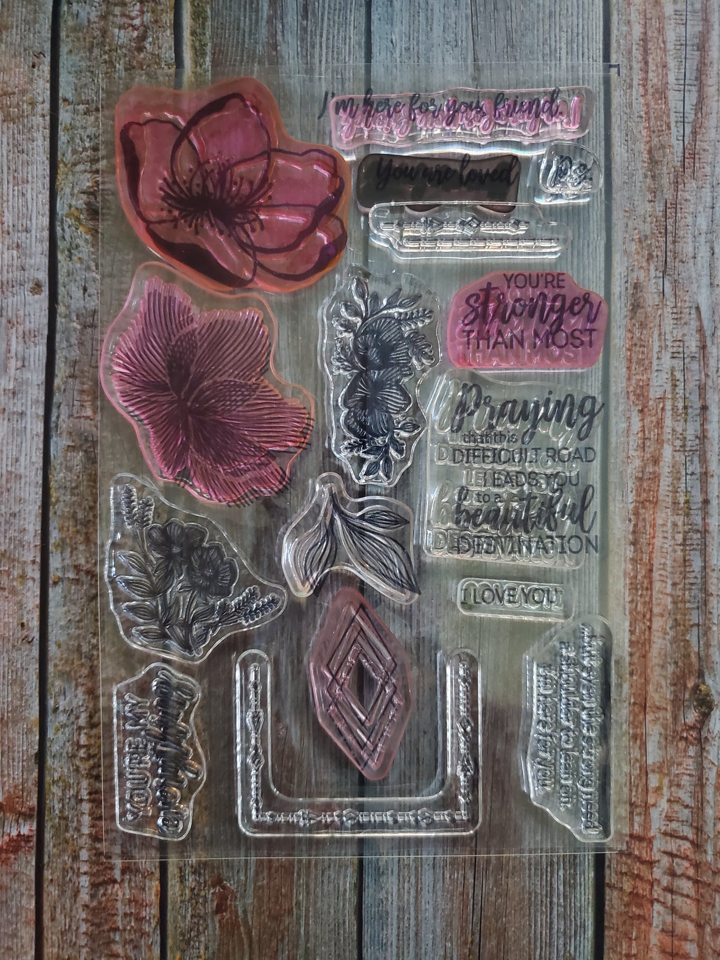 Stampin' UP! "Beautiful Promenade" Stamp Set AND "Beautiful Layers" Dies