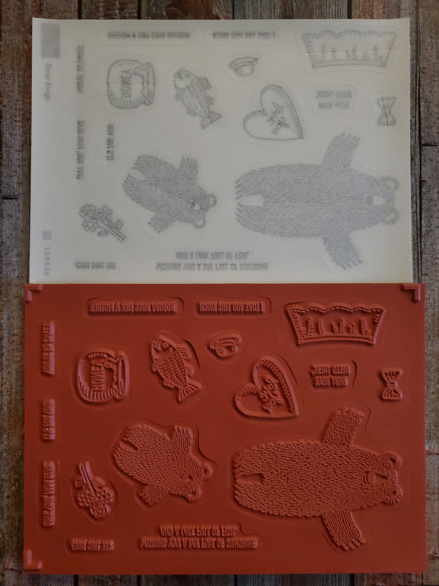 Stampin' UP! "Bear Hugs" Stamp Set AND "Bear Hugs" Dies