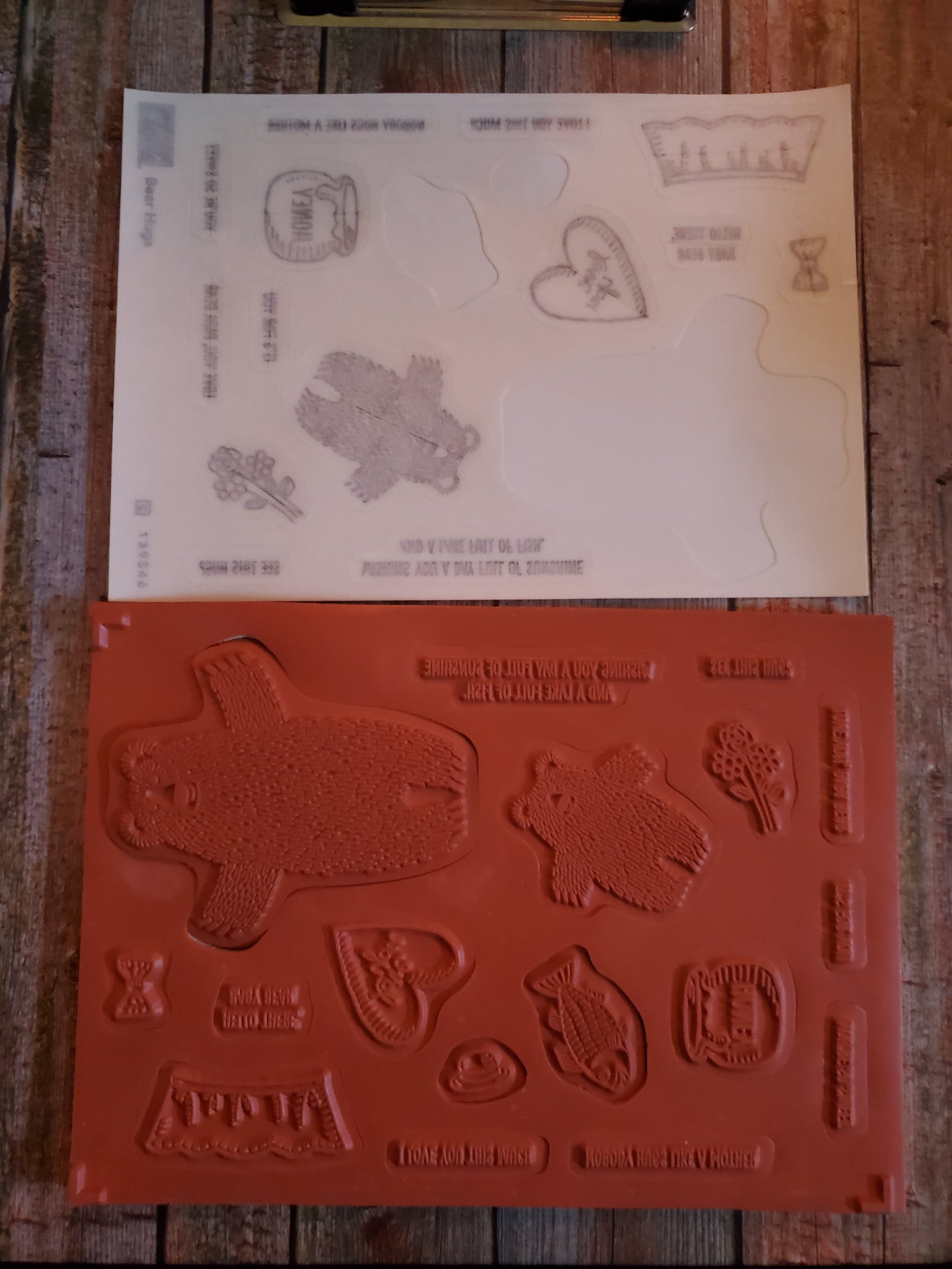 Stampin' UP! "Bear Hugs" Stamp Set AND "Bear Hugs" Dies