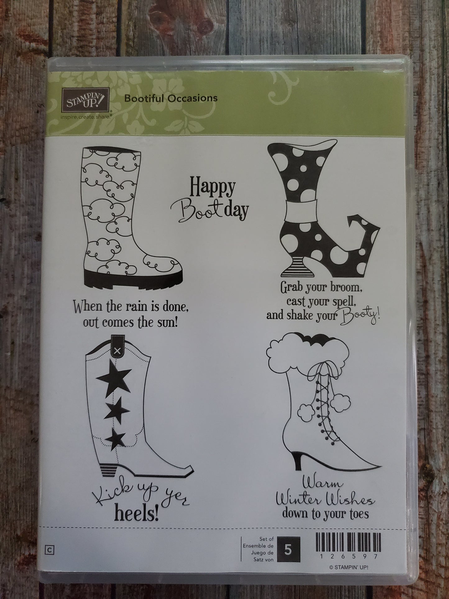 Stampin' UP! "Bootiful Occasions" Stamp Set