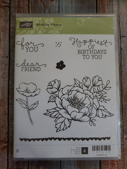 Stampin' UP! "Birthday Blooms" Stamp Set