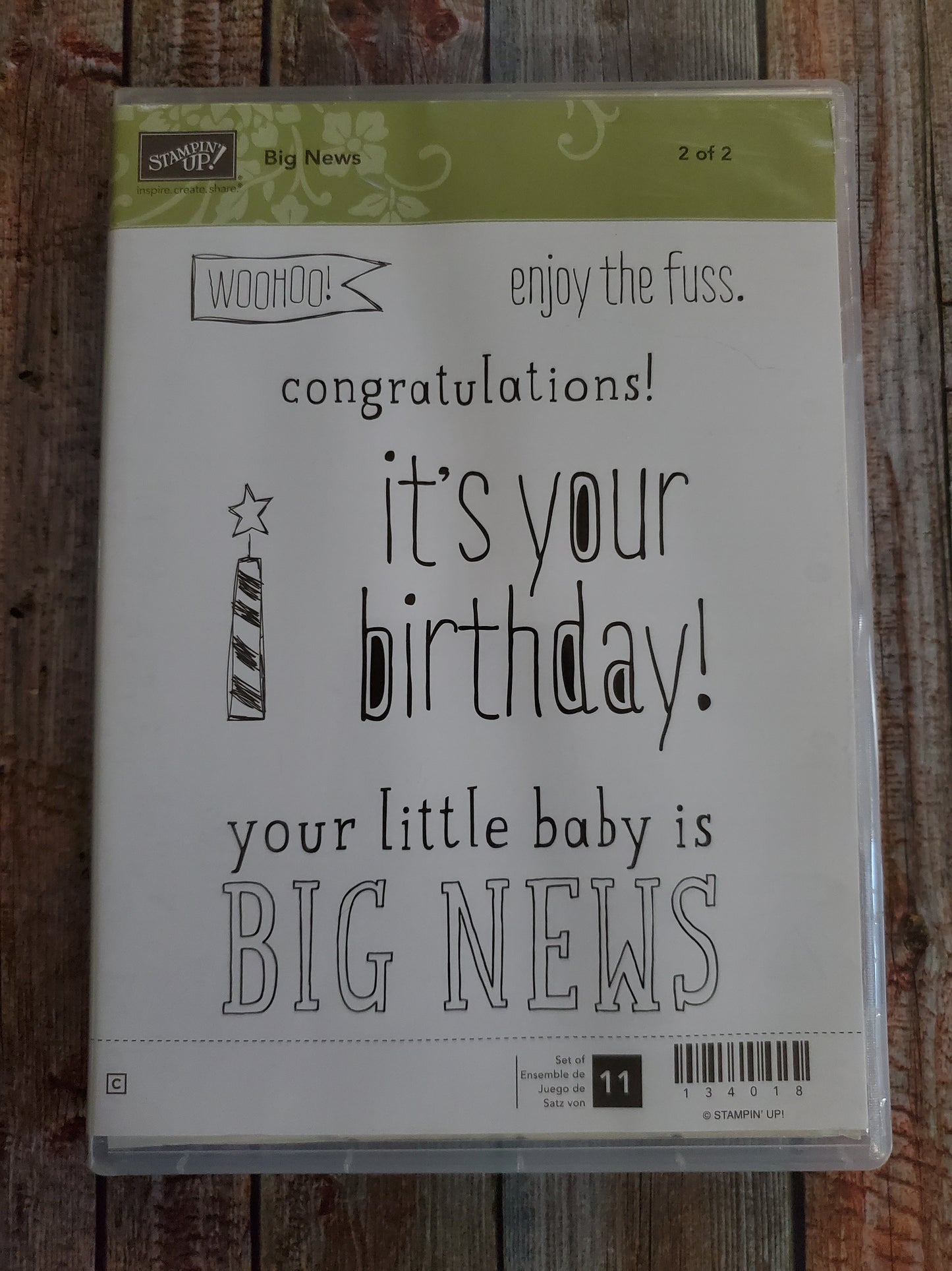 Stampin' UP! "Big News" Stamp Set