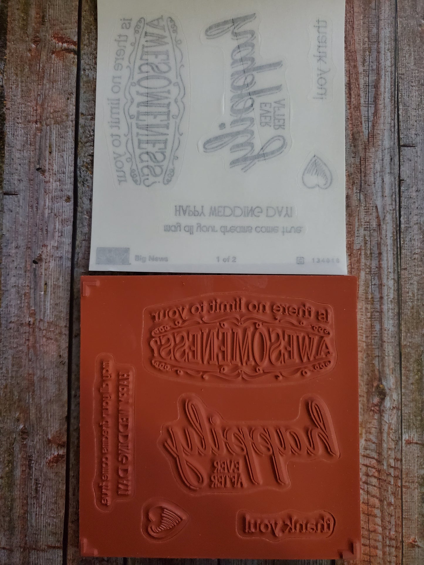 Stampin' UP! "Big News" Stamp Set