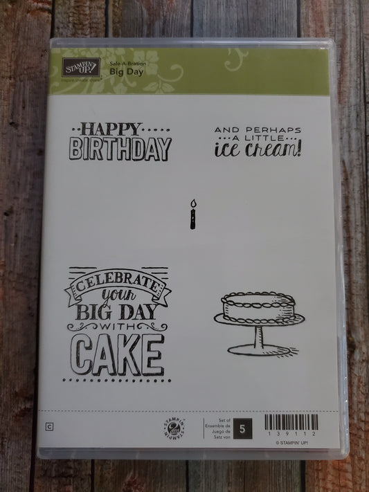 Stampin' UP! "Big Day" Stamp Set