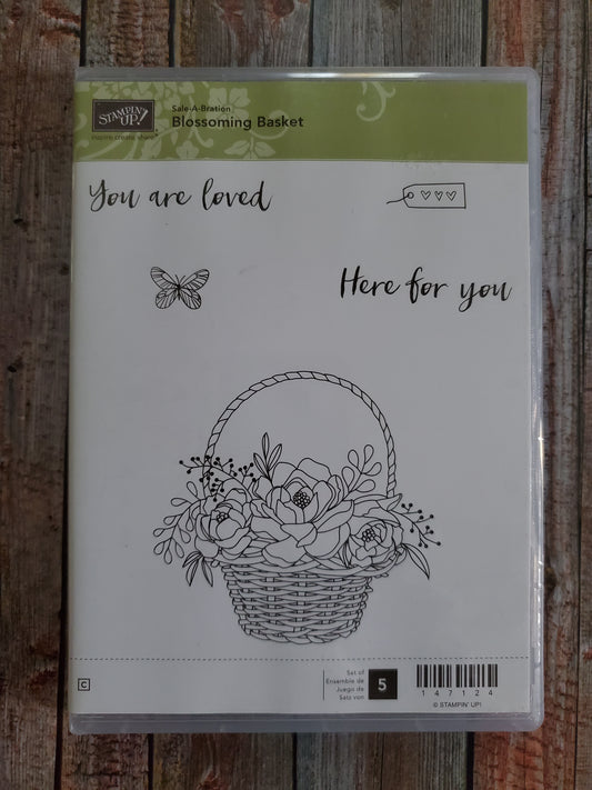 Stampin' UP! "Blossoming Basket" Stamp Set