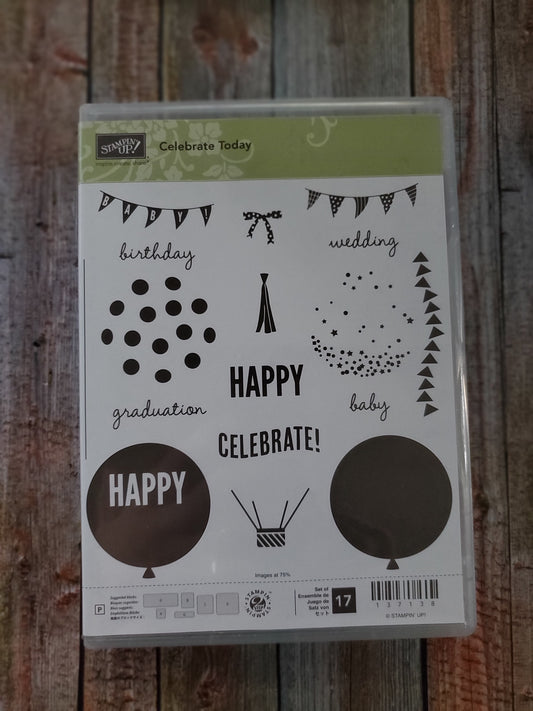 Stampin' UP! "Celebrate Today" Stamp Set with "Balloon" Dies