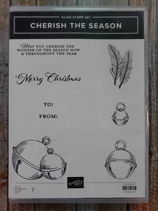 Stampin' UP! "Cherish the Season" Stamp Set with "Sounds of the Season" Dies