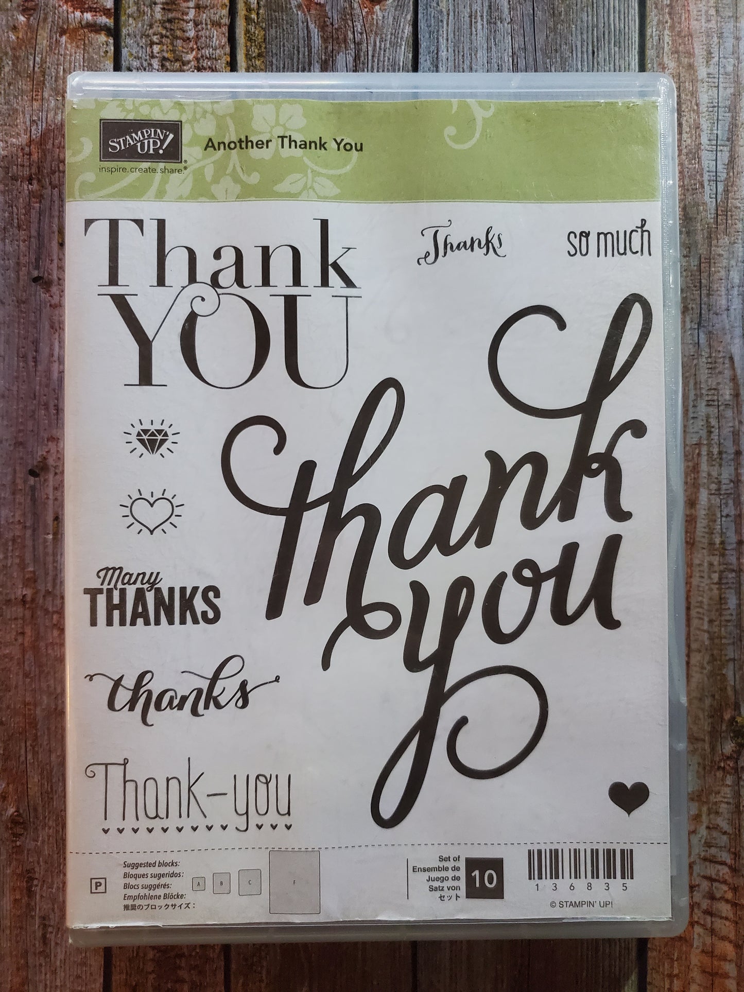 Stampin' UP! "Another Thank You" Stamp Set