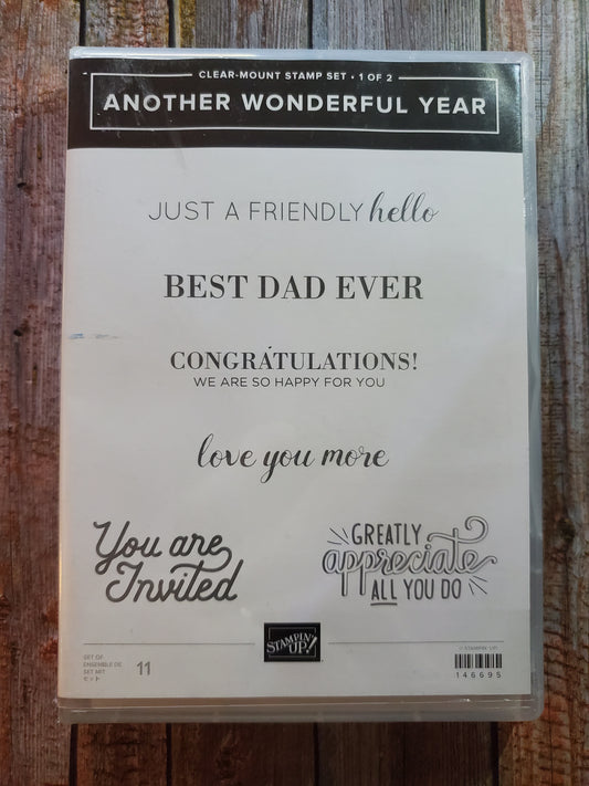 Stampin' UP! "Another Wonderful Year" Stamp Set