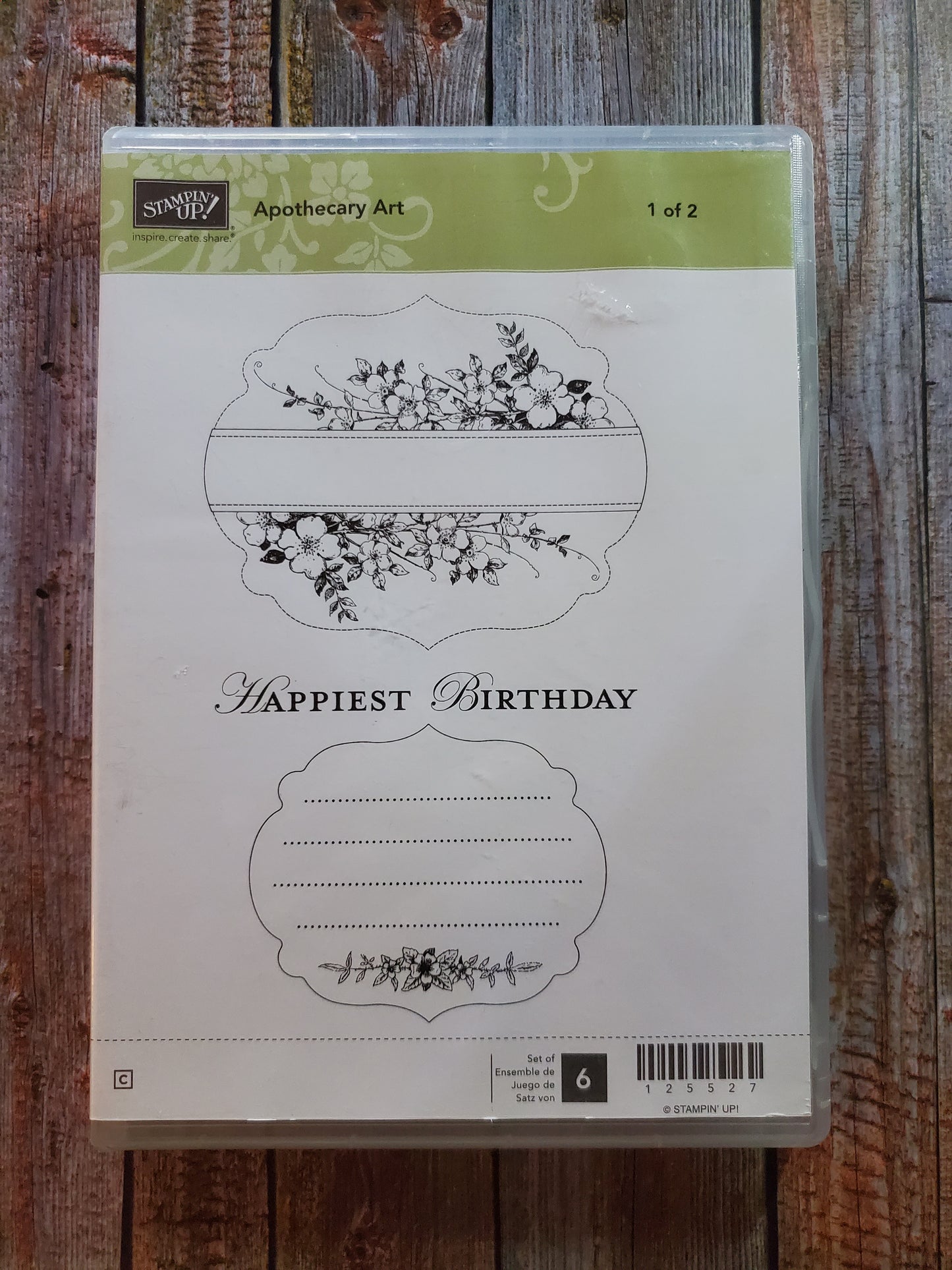 Stampin' UP! "Apothecary Art" Stamp Set