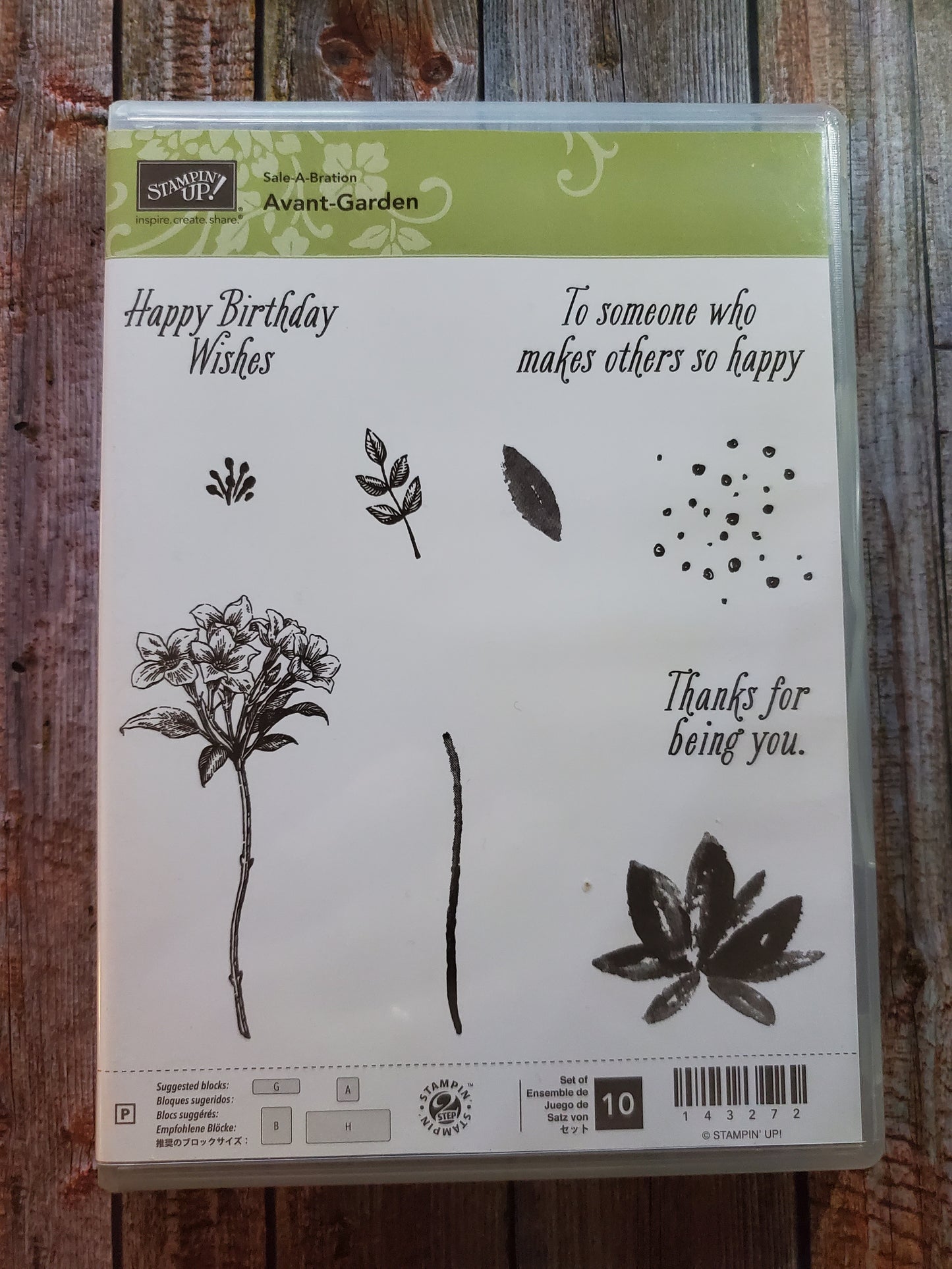 Stampin' UP! "Avant-Garden" Stamp Set