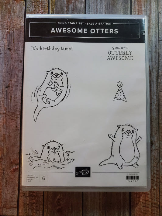 Stampin' UP! "Awesome Otters" Stamp Set