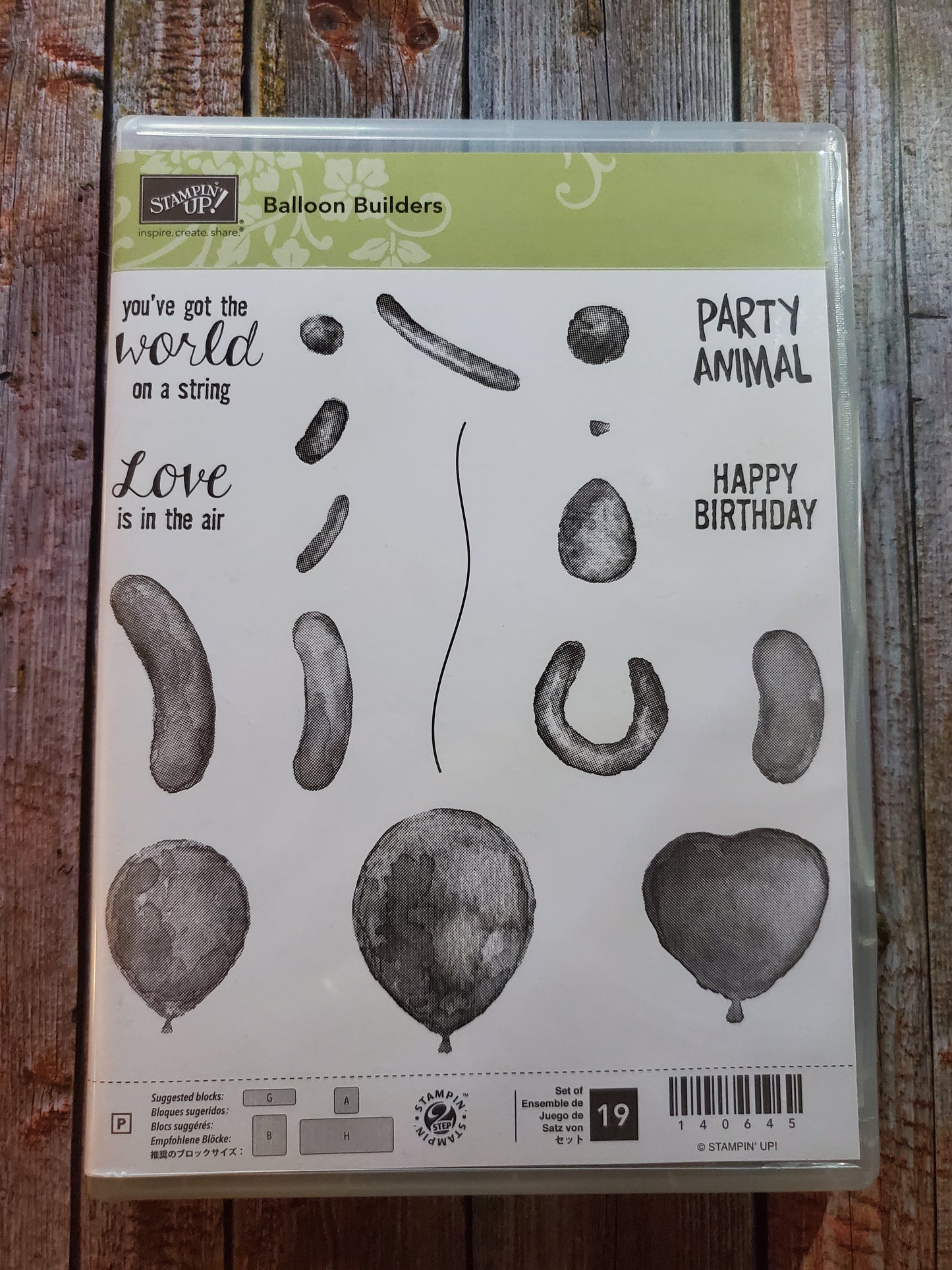 Stampin' UP! "Balloon Builders" Stamp Set