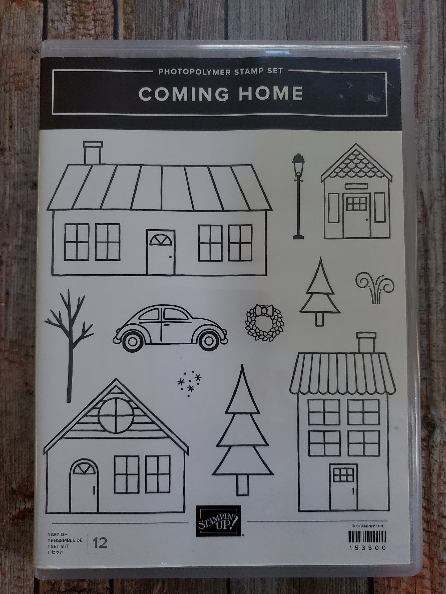 Stampin' UP! "Coming Home" Stamp Set with "Home Together" Dies