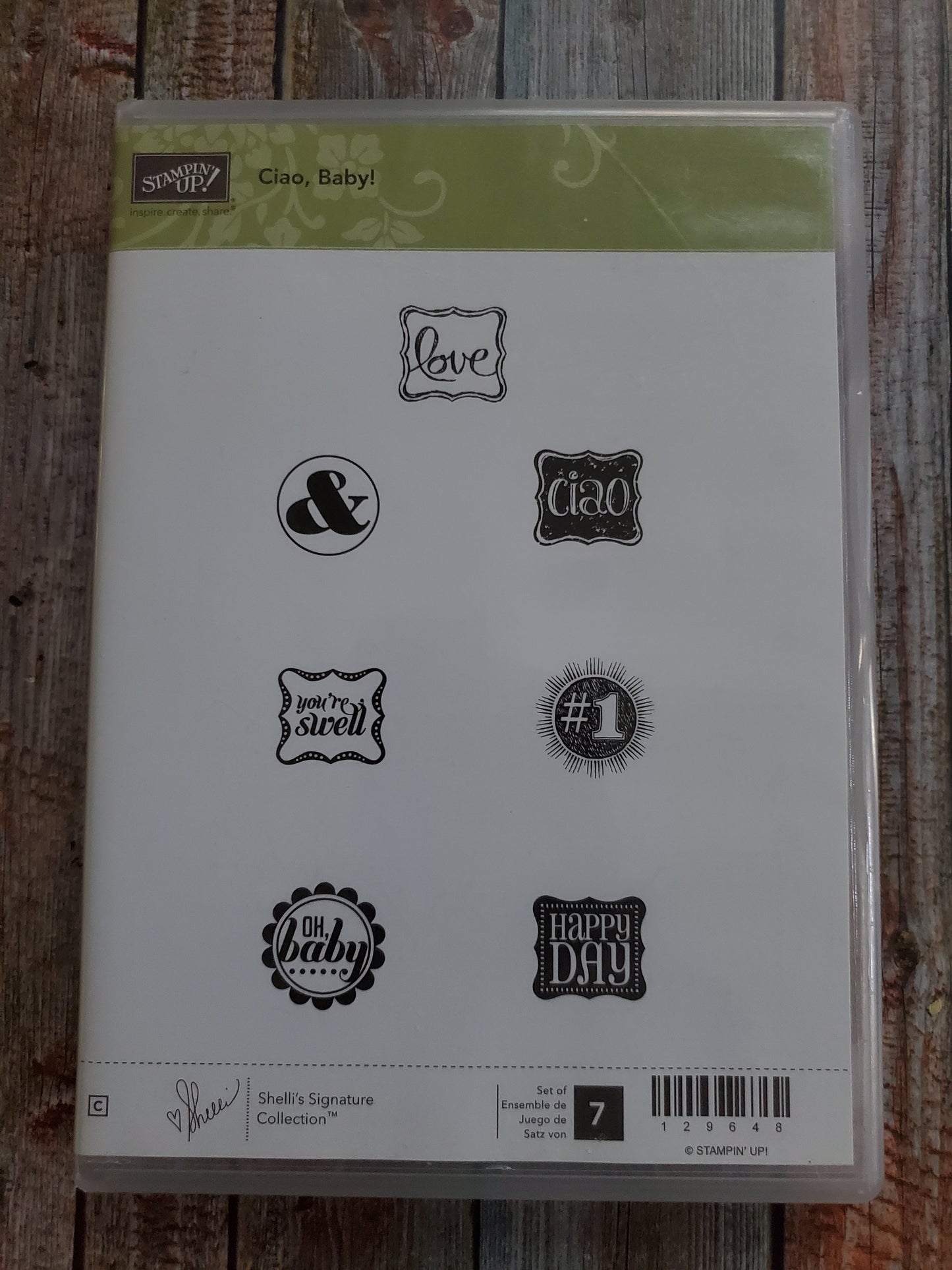 Stampin' UP! "Ciao, Baby!" Stamp Set