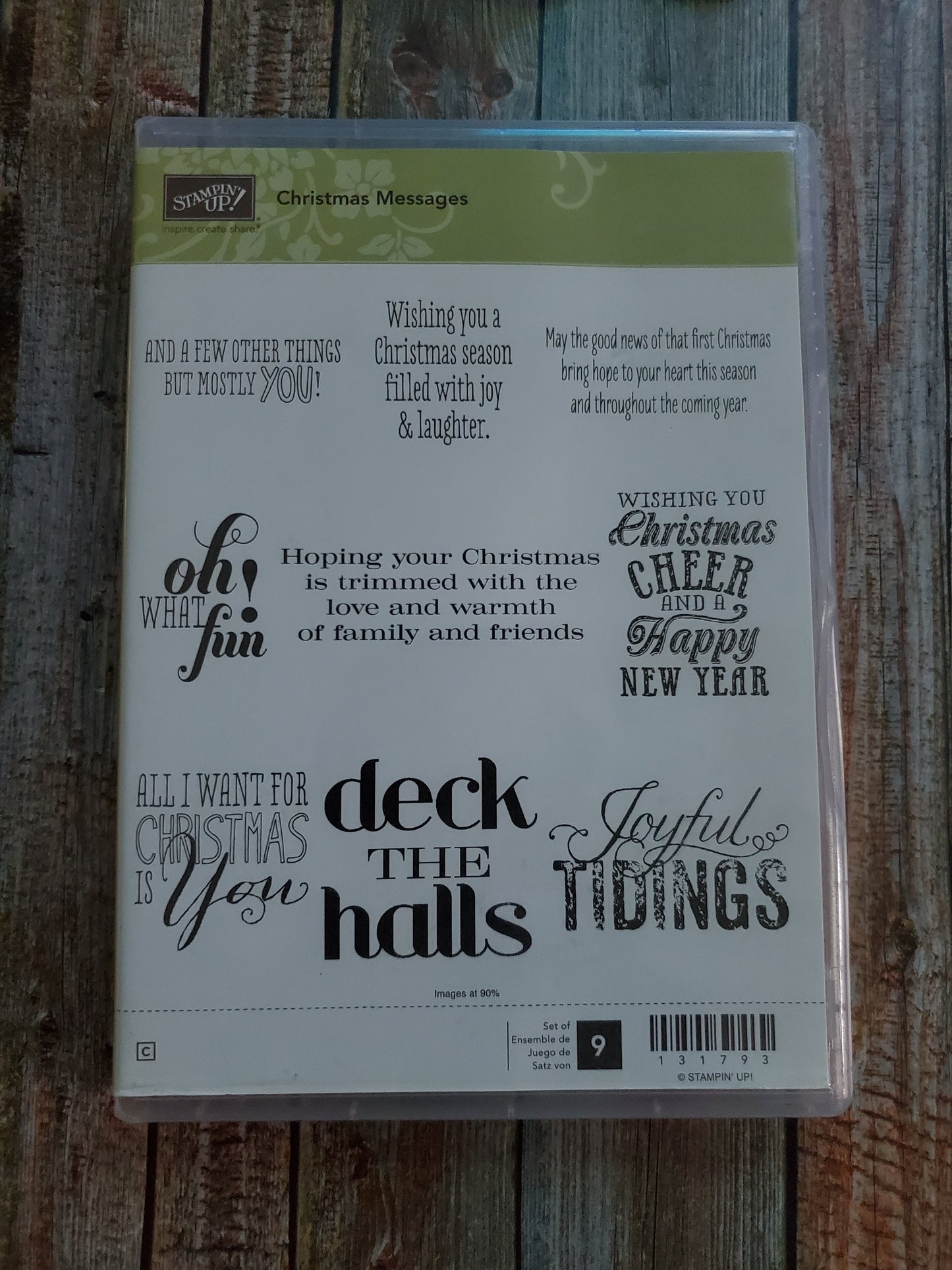 Stampin' UP! "Christmas Messages" Stamp Set