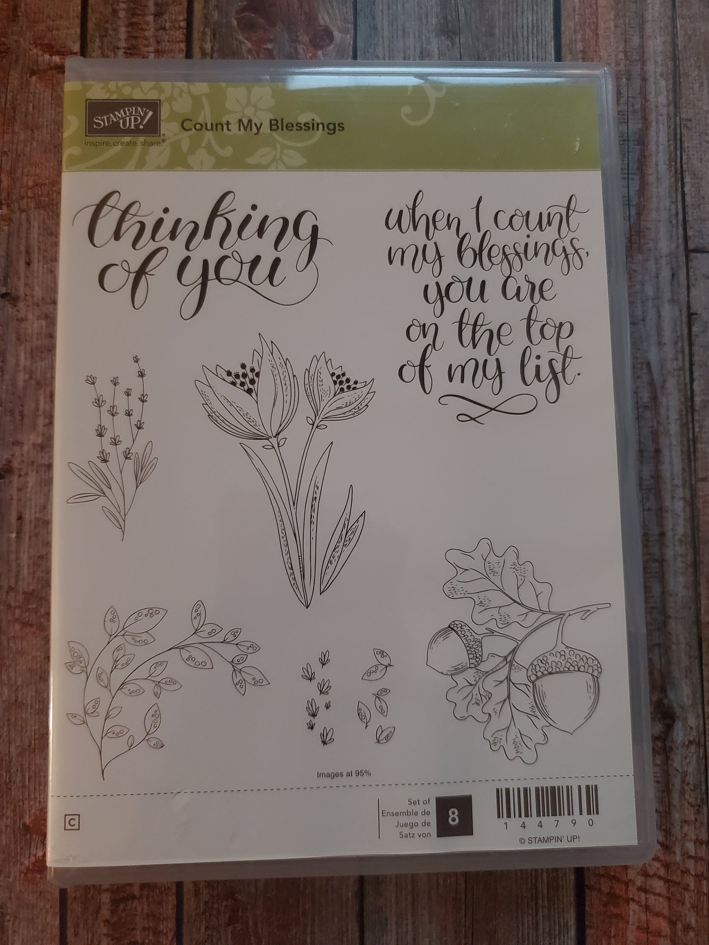 Stampin' UP! "Count My Blessings" Stamp Set