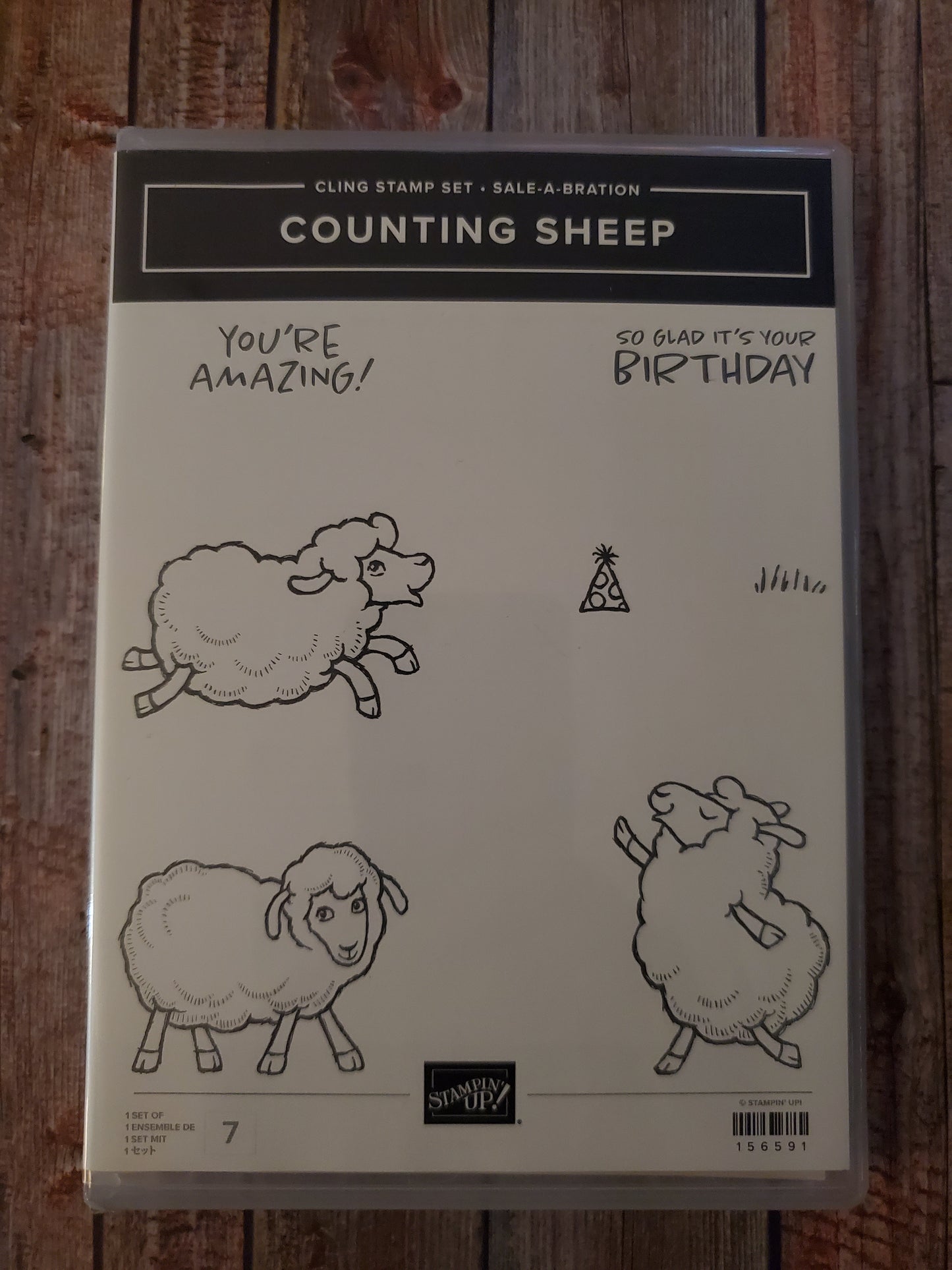 Stampin' UP! "Counting Sheep" Stamp Set with "Sheep" Dies